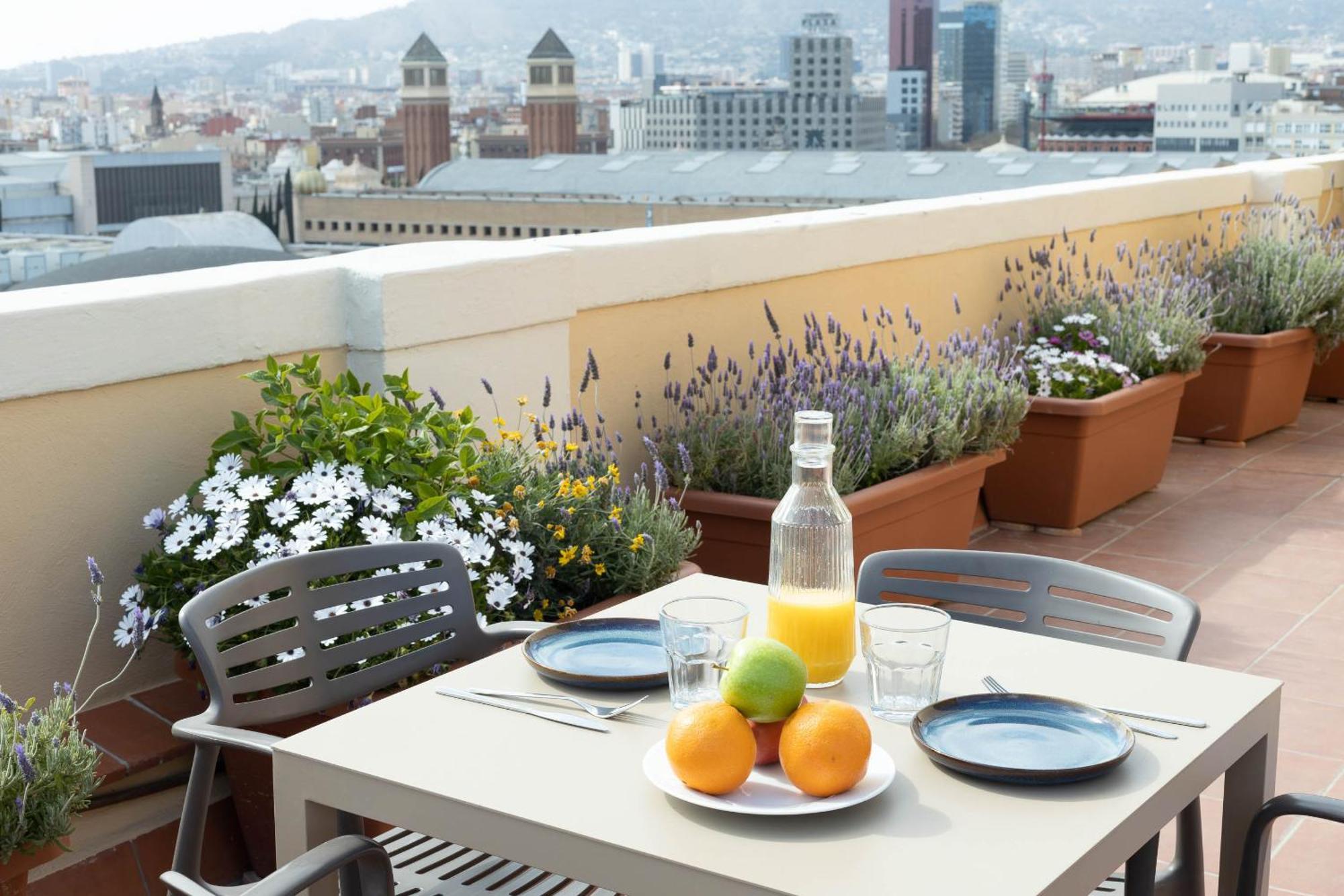 Riua - Private Terrace Penthouse Next To The Fair 바르셀로나 외부 사진